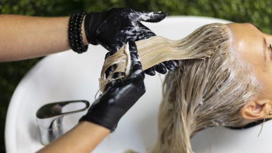 Pintar el cabello Cabello tinturado