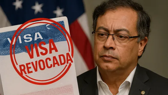 Gustavo Petro - Visa - Revocada