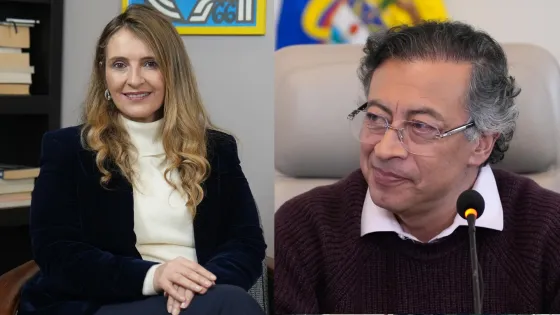 Paloma Valencia -Gustavo Petro