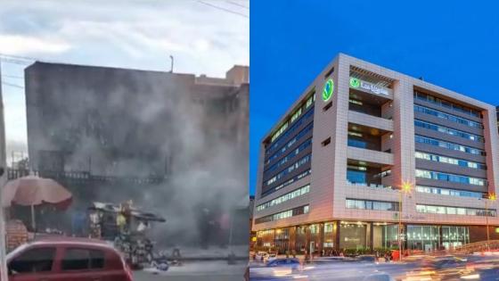 Pipeta de gas explotó frente a Clínica Los Nogales