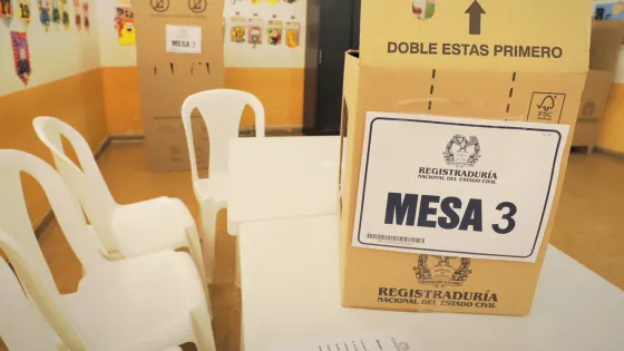 Zona de votación, registraduría