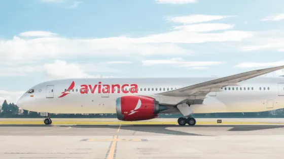 Avión de Avianca