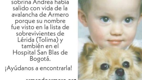Niños perdidos de Armero.
