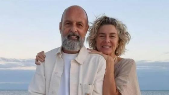 Margarita Rosa de Francisco y su esposo.