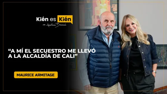 Maurice Armitage en Kién es Kién con Adriana Bernal
