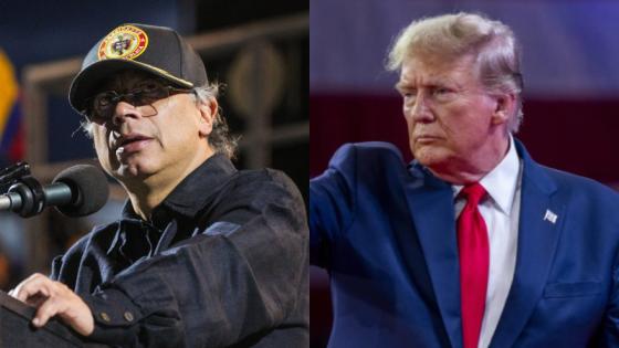 Presidentes Gustavo Petro y Donald Trump.