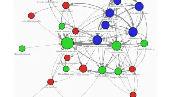 El mapa de Guarumo: así se concentra el choque en redes rumbo a 2026