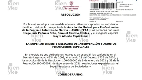  Decisión de Supersociedades (mayo de 2025) y designación de agente.