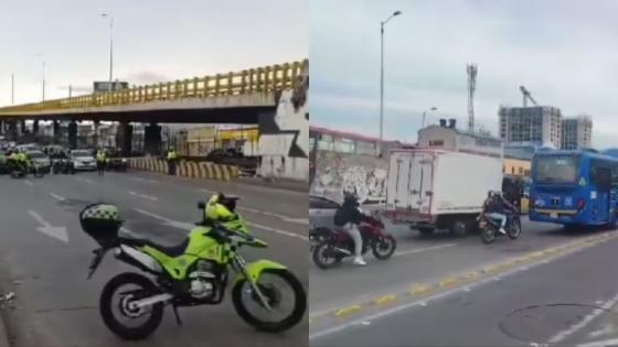 Un accidente mortal entre un automóvil y un ciclista obligó al cierre total de la avenida NQS.