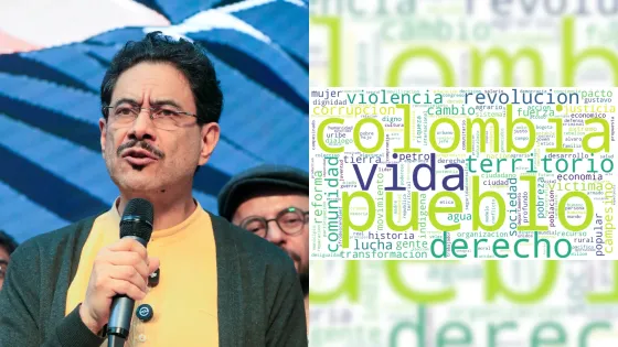 Violencia, pueblo y Petro: las palabras que más se repiten en el programa de Iván Cepeda