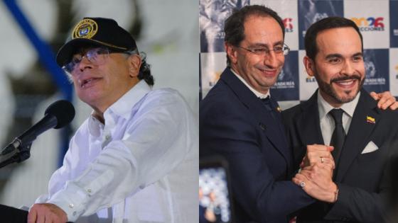 Gustavo Petro y Abelardo de la Espriella.