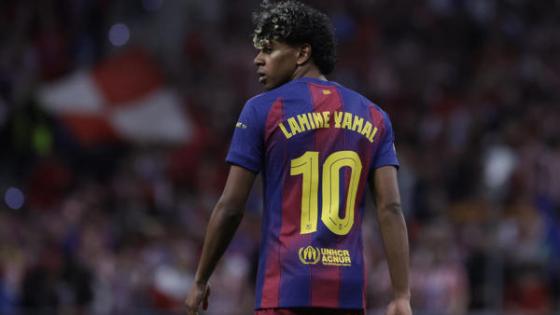 Lamine Yamal, jugador del Barcelona eliminado de Champions. 